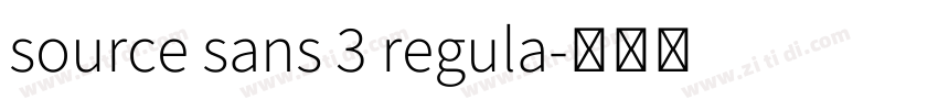 source sans 3 regula字体转换 source sans 3 regula字体转换